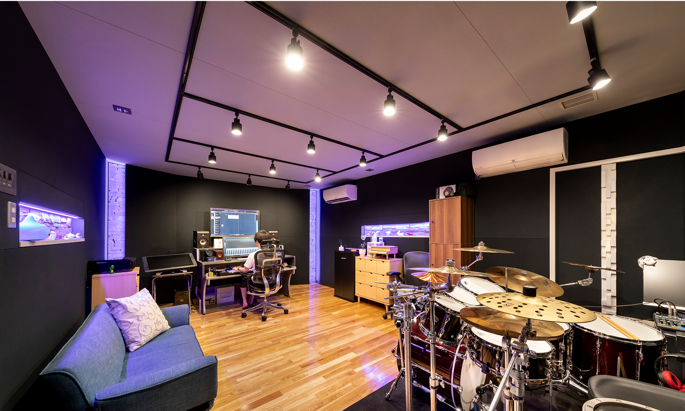 こだわりの仕事部屋がある家